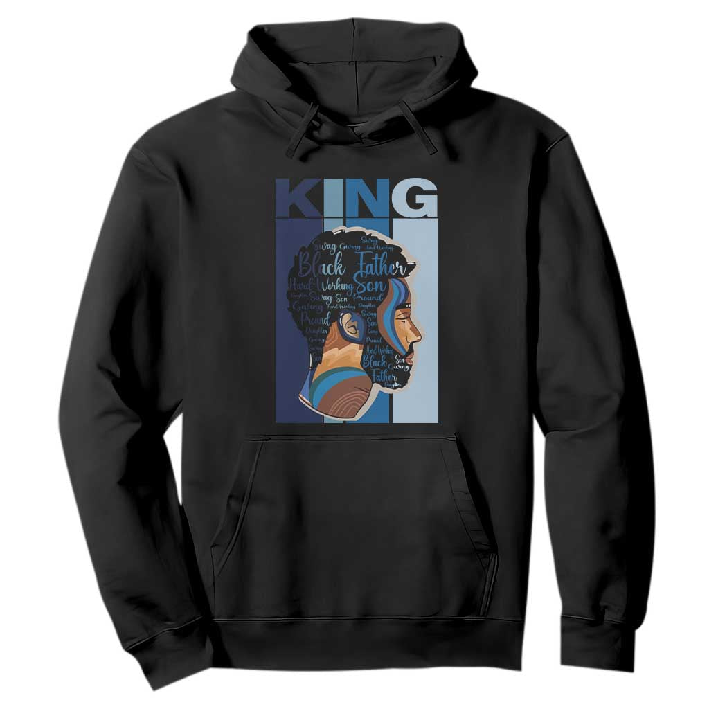 Black History King Father Melanin African American Dad Hoodie TS09 Black Printyourwear