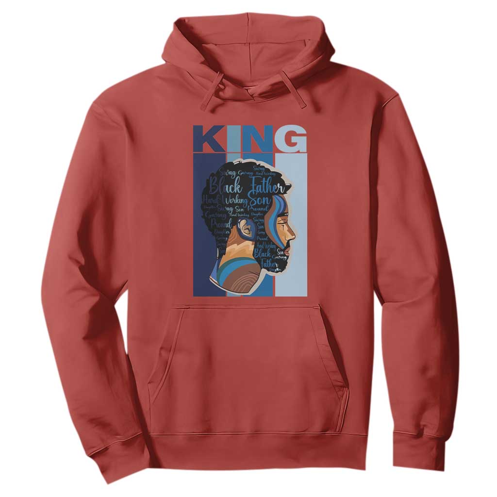 Black History King Father Melanin African American Dad Hoodie TS09 Red Printyourwear