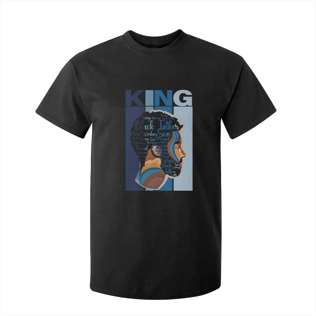 African American Dad T Shirt For Kid Black History King Melanin Father Pride TS09 Black Print Your Wear