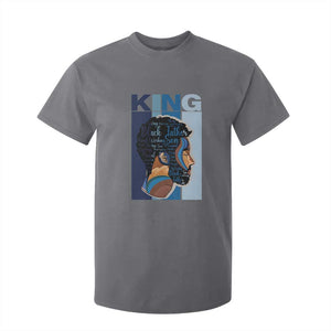 African American Dad T Shirt For Kid Black History King Melanin Father Pride TS09 Charcoal Print Your Wear