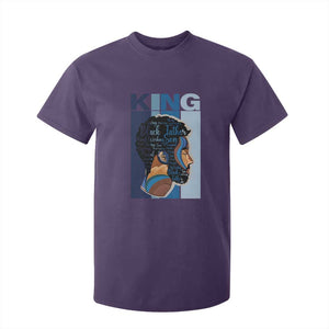 African American Dad T Shirt For Kid Black History King Melanin Father Pride TS09 Purple Print Your Wear