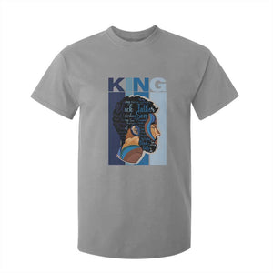 African American Dad T Shirt For Kid Black History King Melanin Father Pride TS09 Sport Gray Print Your Wear