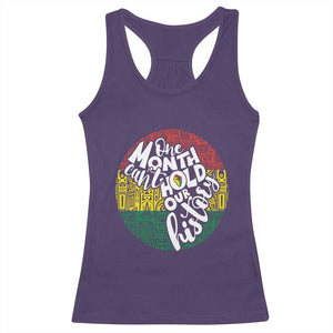 Black Pride Racerback Tank Top One Month Can't Hold Our History TS09 Purple Print Your Wear