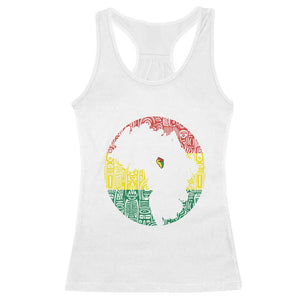 Black Pride Racerback Tank Top One Month Can't Hold Our History TS09 White Print Your Wear