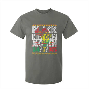 Black History T Shirt For Kid 24/7/365 Pride African American TS09 Military Green Print Your Wear