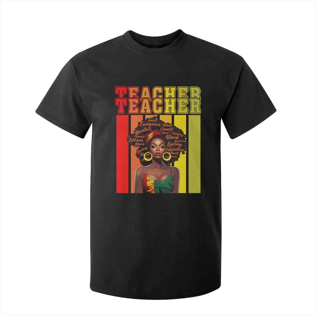 Black Teacher T Shirt For Kid African American Women School Educate TS09 Black Print Your Wear