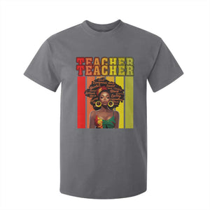 Black Teacher T Shirt For Kid African American Women School Educate TS09 Charcoal Print Your Wear