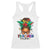 Black Teacher Life Racerback Tank Top Messy Bun African American Educated TS09 White Print Your Wear