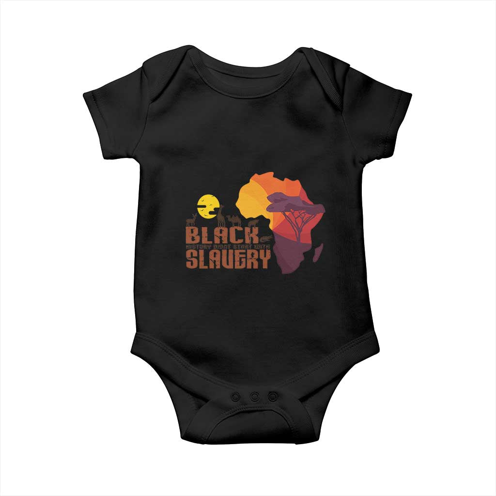 Black Pride Baby Onesie Black History Didn't Start With Slavery African TS09 Black Print Your Wear
