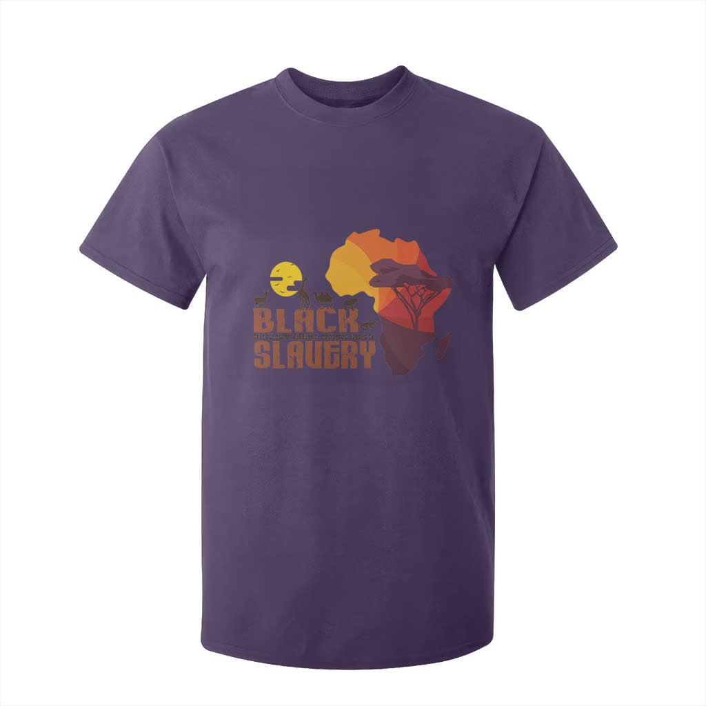 Black Pride T Shirt For Kid Black History Didn't Start With Slavery African TS09 Purple Print Your Wear
