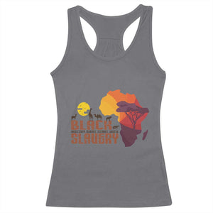 Black Pride Racerback Tank Top Black History Didn't Start With Slavery African TS09 Charcoal Print Your Wear