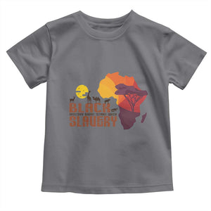 Black Pride Toddler T Shirt Black History Didn't Start With Slavery African TS09 Charcoal Print Your Wear