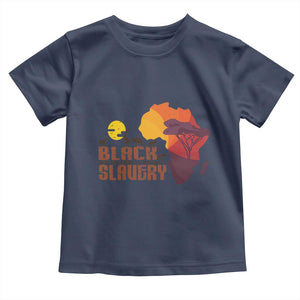 Black Pride Toddler T Shirt Black History Didn't Start With Slavery African TS09 Navy Print Your Wear