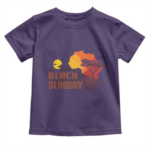 Black Pride Toddler T Shirt Black History Didn't Start With Slavery African TS09 Purple Print Your Wear