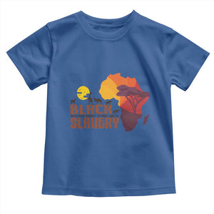 Black Pride Toddler T Shirt Black History Didn't Start With Slavery African TS09 Royal Blue Print Your Wear
