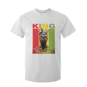 African American Dad T Shirt For Kid Black History King Father Melanin TS09 White Print Your Wear