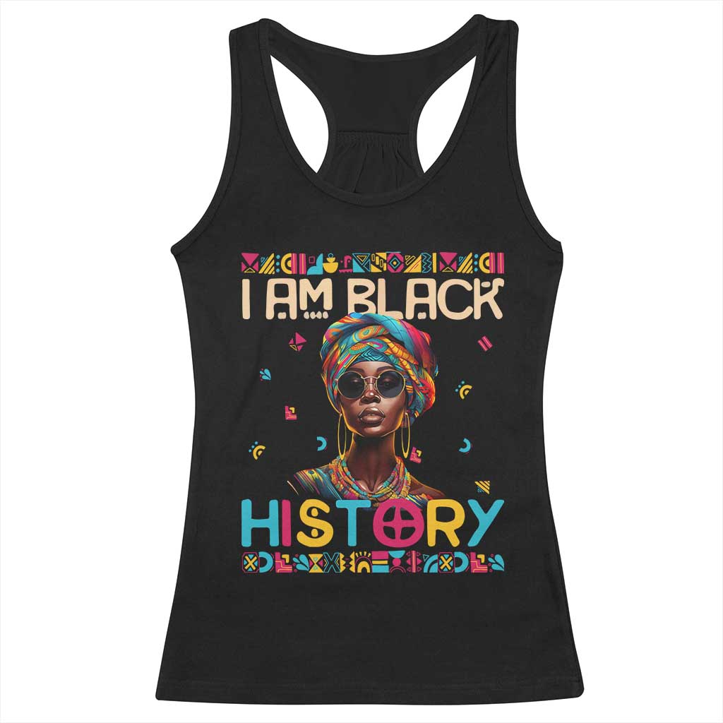 I Am Black History Racerback Tank Top Pretty African American Women TS09 Black Print Your Wear