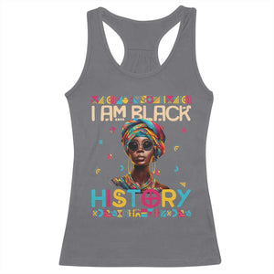 I Am Black History Racerback Tank Top Pretty African American Women TS09 Charcoal Print Your Wear