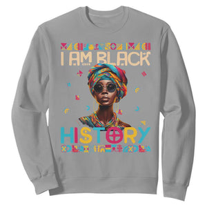 I Am Black History African American Women Pretty Sweatshirt TS09 Sport Gray Printyourwear