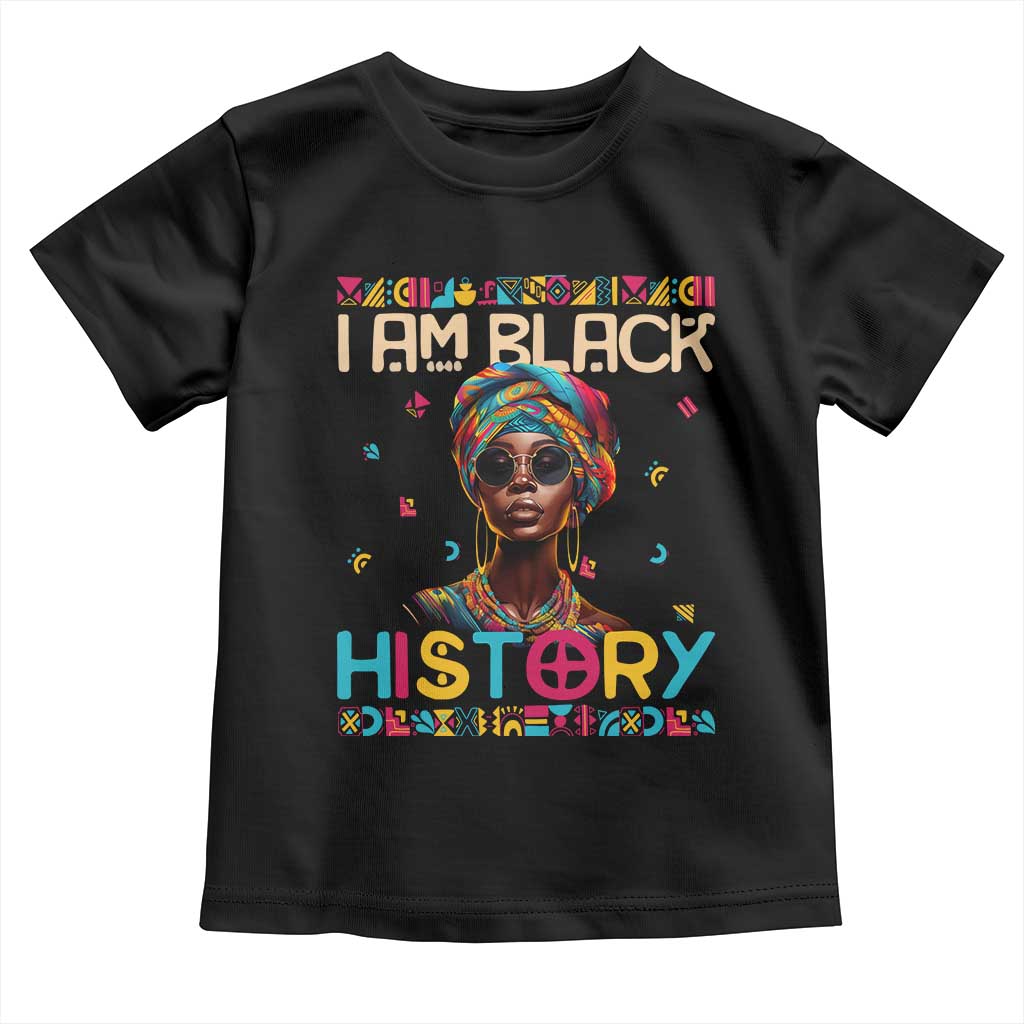 I Am Black History Toddler T Shirt Pretty African American Women TS09 Black Print Your Wear