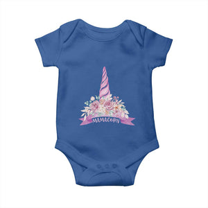 Cute Mamacorn Mother's Day Baby Onesie TS09 Royal Blue Print Your Wear