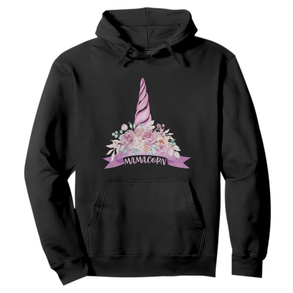 Cute Mamacorn Mother's Day Hoodie TS09 Black Print Your Wear