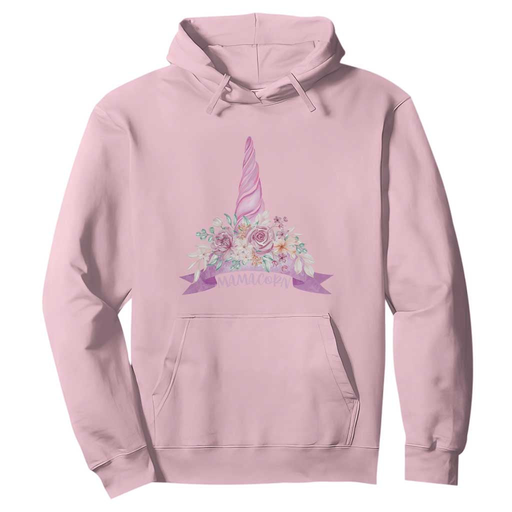 Cute Mamacorn Mother's Day Hoodie TS09 Light Pink Print Your Wear