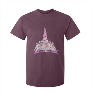 Cute Mamacorn Mother's Day T Shirt For Kid TS09 Maroon Print Your Wear