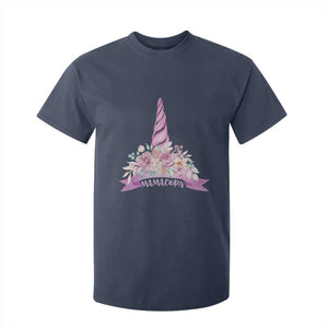 Cute Mamacorn Mother's Day T Shirt For Kid TS09 Navy Print Your Wear