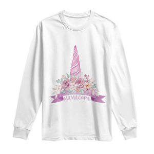 Cute Mamacorn Mother's Day Long Sleeve Shirt TS09 White Print Your Wear