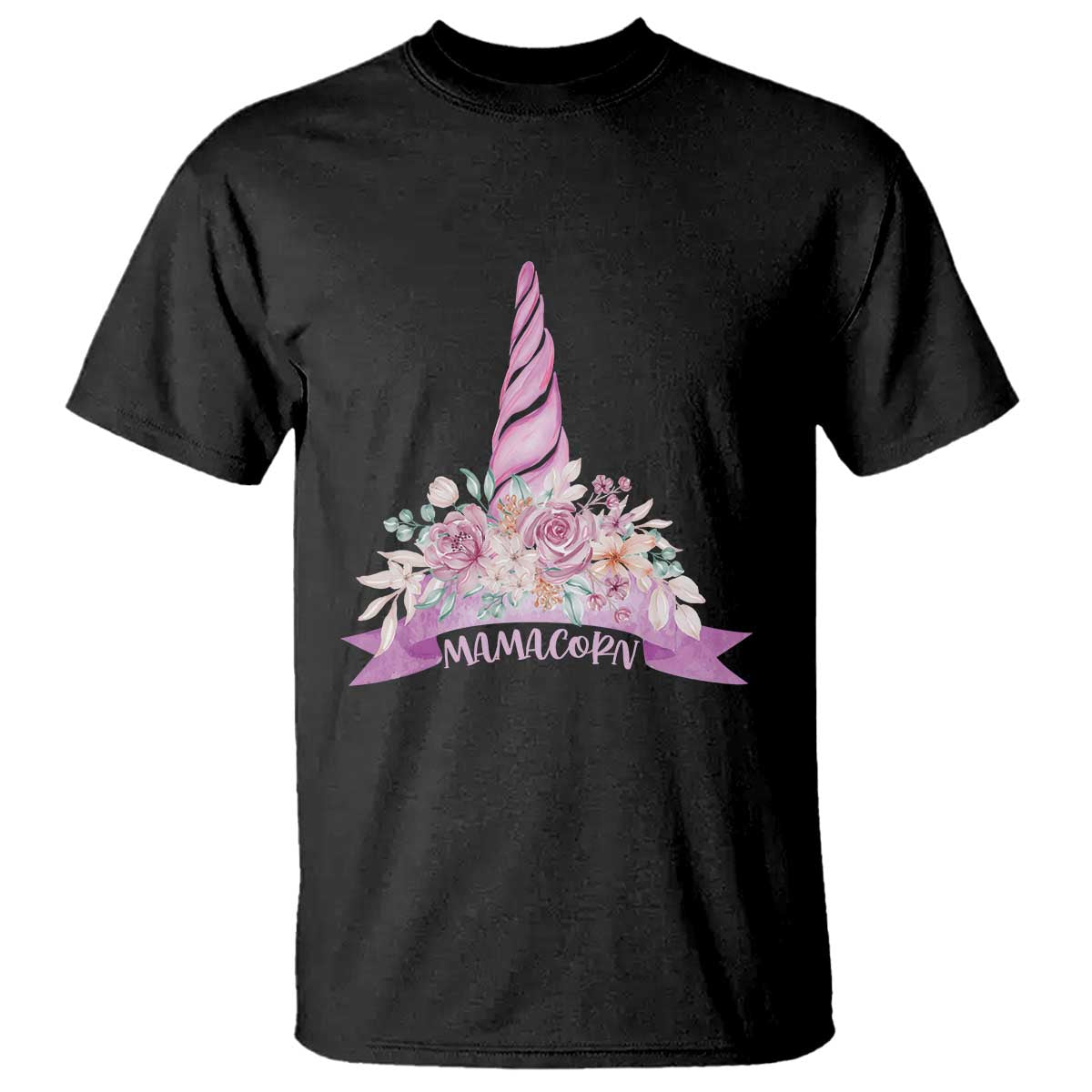 Cute Mamacorn Mother's Day T Shirt TS09 Black Print Your Wear