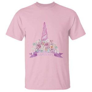 Cute Mamacorn Mother's Day T Shirt TS09 Light Pink Print Your Wear