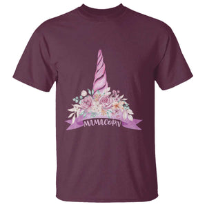 Cute Mamacorn Mother's Day T Shirt TS09 Maroon Print Your Wear
