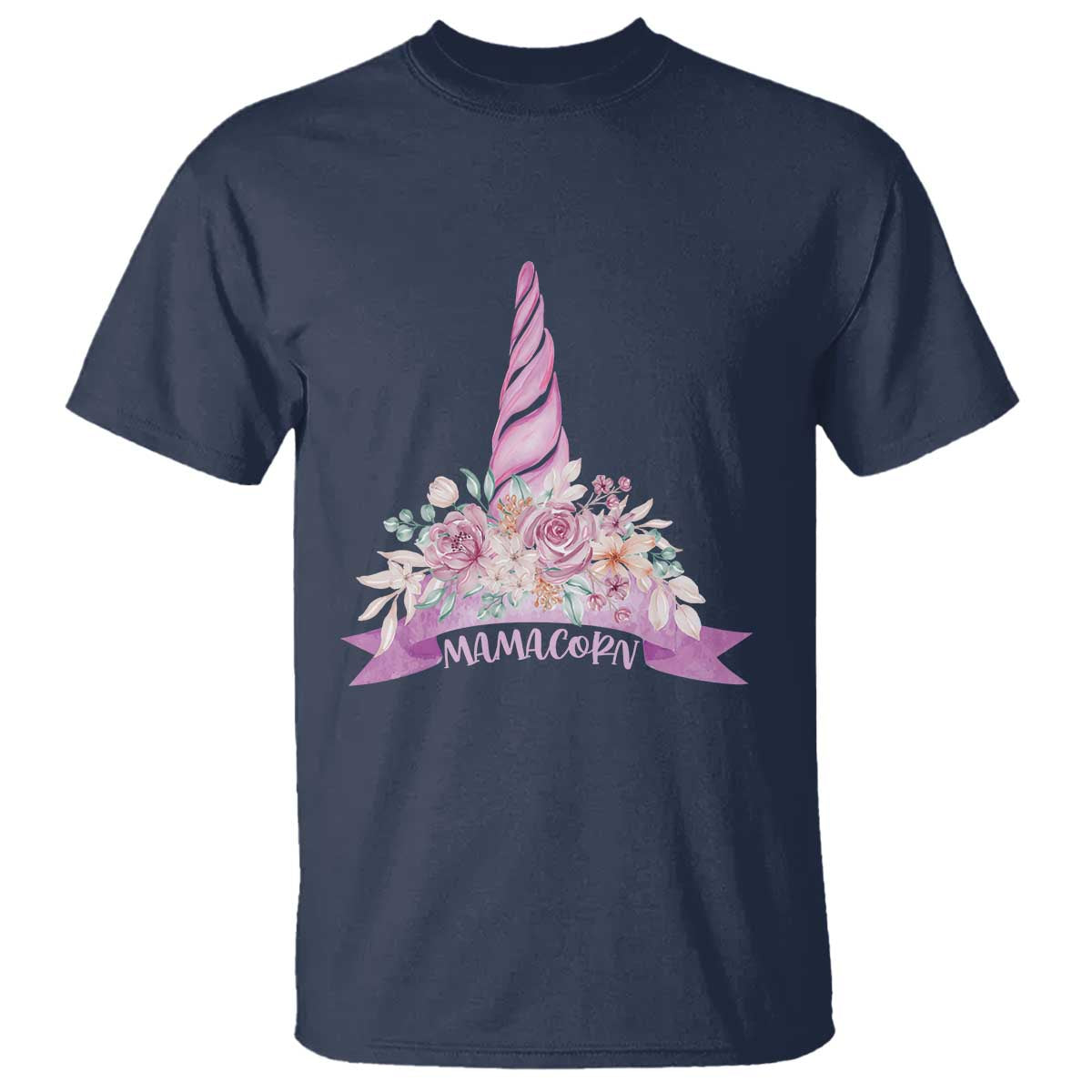 Cute Mamacorn Mother's Day T Shirt TS09 Navy Print Your Wear