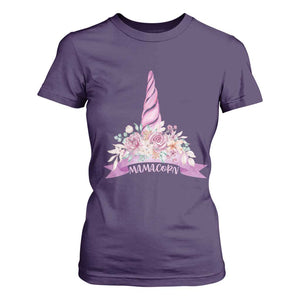 Cute Mamacorn Mother's Day T Shirt For Women TS09 Purple Print Your Wear