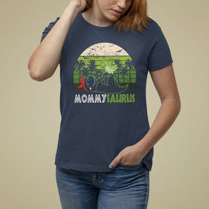 Mother's Day T Shirt For Women Mommysaurus Mommy Dinosaur TS09 Navy Printyourwear