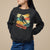 Hockey Mom Sweatshirt Mother's Day Mama Of Hockey Player TS09 Black Printyourwear