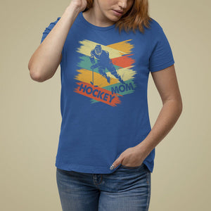 Hockey Mom T Shirt For Women Mother's Day Mama Of Hockey Player TS09 Royal Blue Printyourwear