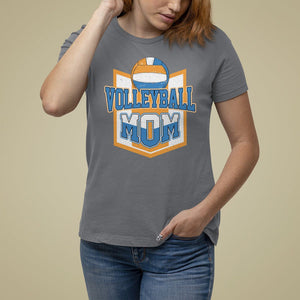 Volleyball Mom Matching Player Sport Mother's Day T Shirt For Women TS09 Charcoal Printyourwear