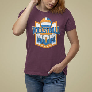 Volleyball Mom Matching Player Sport Mother's Day T Shirt For Women TS09 Maroon Printyourwear