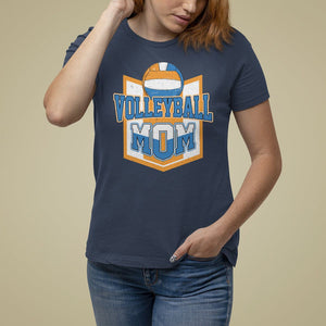 Volleyball Mom Matching Player Sport Mother's Day T Shirt For Women TS09 Navy Printyourwear