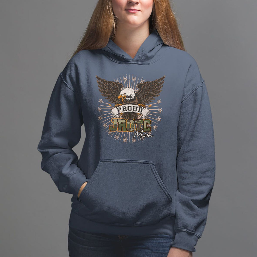 Mother's Day Hoodie Proud JROTC Mom Mother Of Cadets TS09 Navy Printyourwear