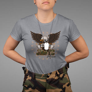 Mother's Day T Shirt Proud JROTC Mom Mother Of Cadets TS09 Charcoal Printyourwear