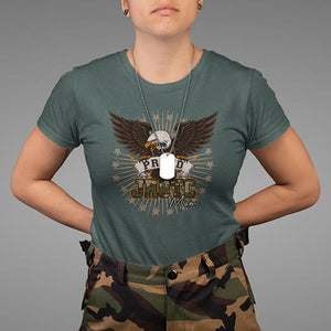 Mother's Day T Shirt Proud JROTC Mom Mother Of Cadets TS09 Dark Forest Green Printyourwear