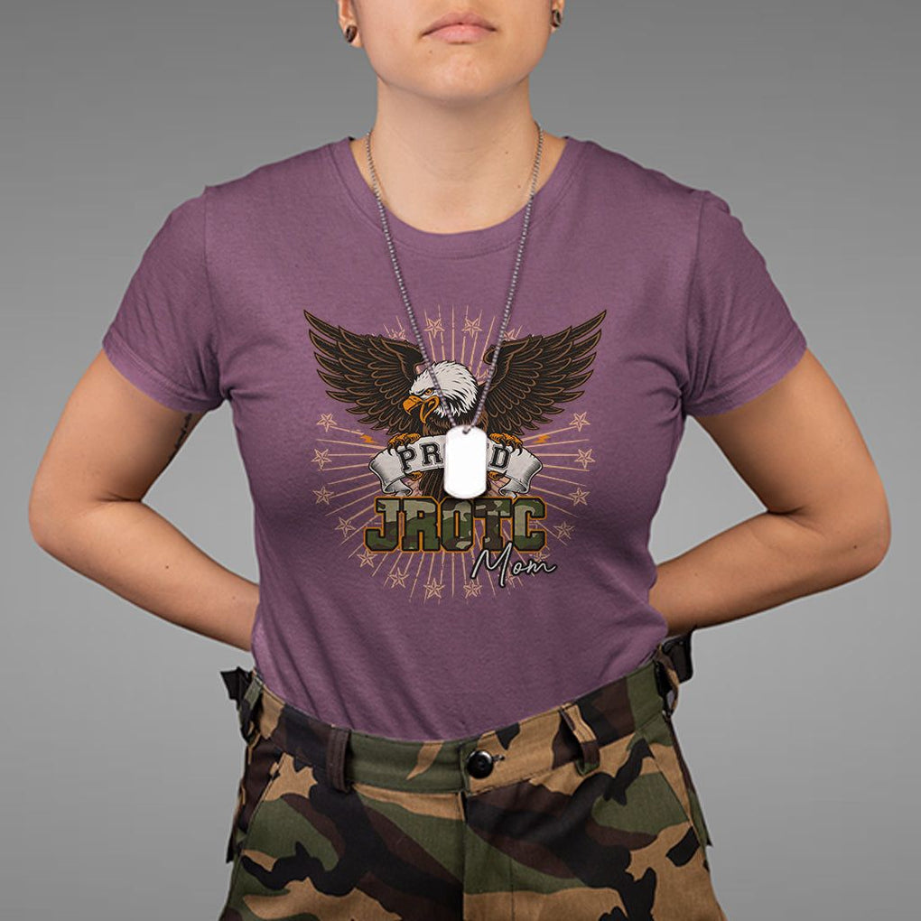 Mother's Day T Shirt Proud JROTC Mom Mother Of Cadets TS09 Maroon Printyourwear
