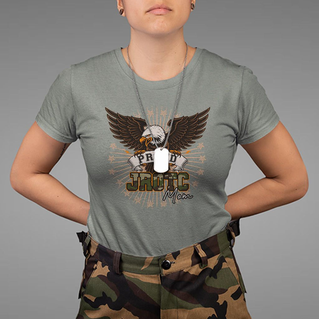 Mother's Day T Shirt Proud JROTC Mom Mother Of Cadets TS09 Military Green Printyourwear