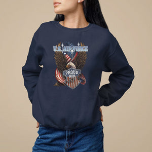 Mother's Day Sweatshirt Proud Mom U.S. Air Force Army TS09 Navy Printyourwear