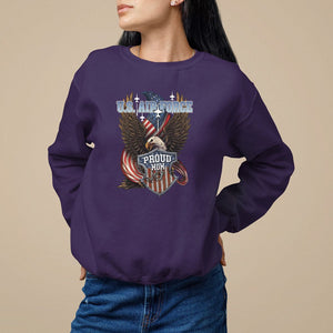 Mother's Day Sweatshirt Proud Mom U.S. Air Force Army TS09 Purple Printyourwear