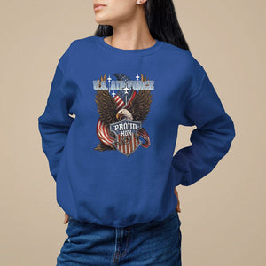 Mother's Day Sweatshirt Proud Mom U.S. Air Force Army TS09 Royal Blue Printyourwear