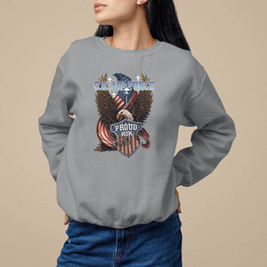Mother's Day Sweatshirt Proud Mom U.S. Air Force Army TS09 Sport Gray Printyourwear